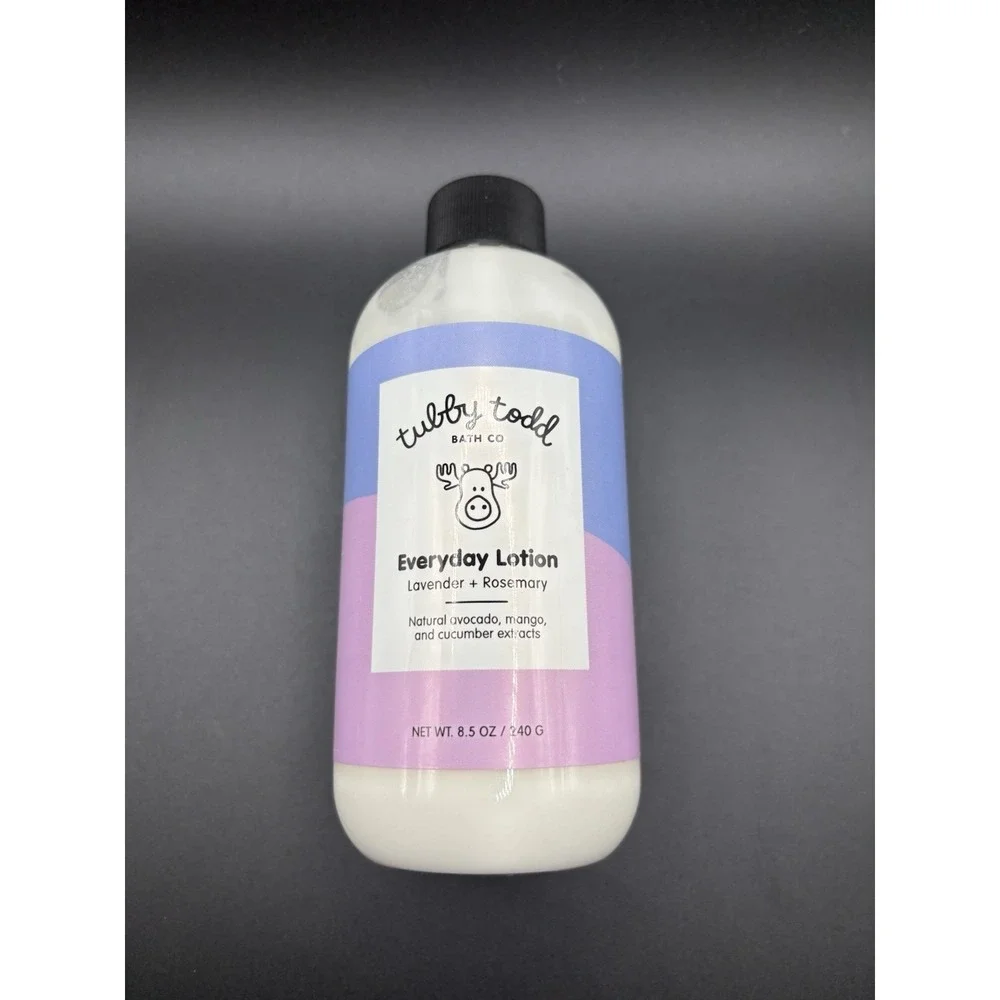 Tubby Todd Everyday Lotion Lavender Rosemary 8.5 oz Moisturizer Avocado (2)